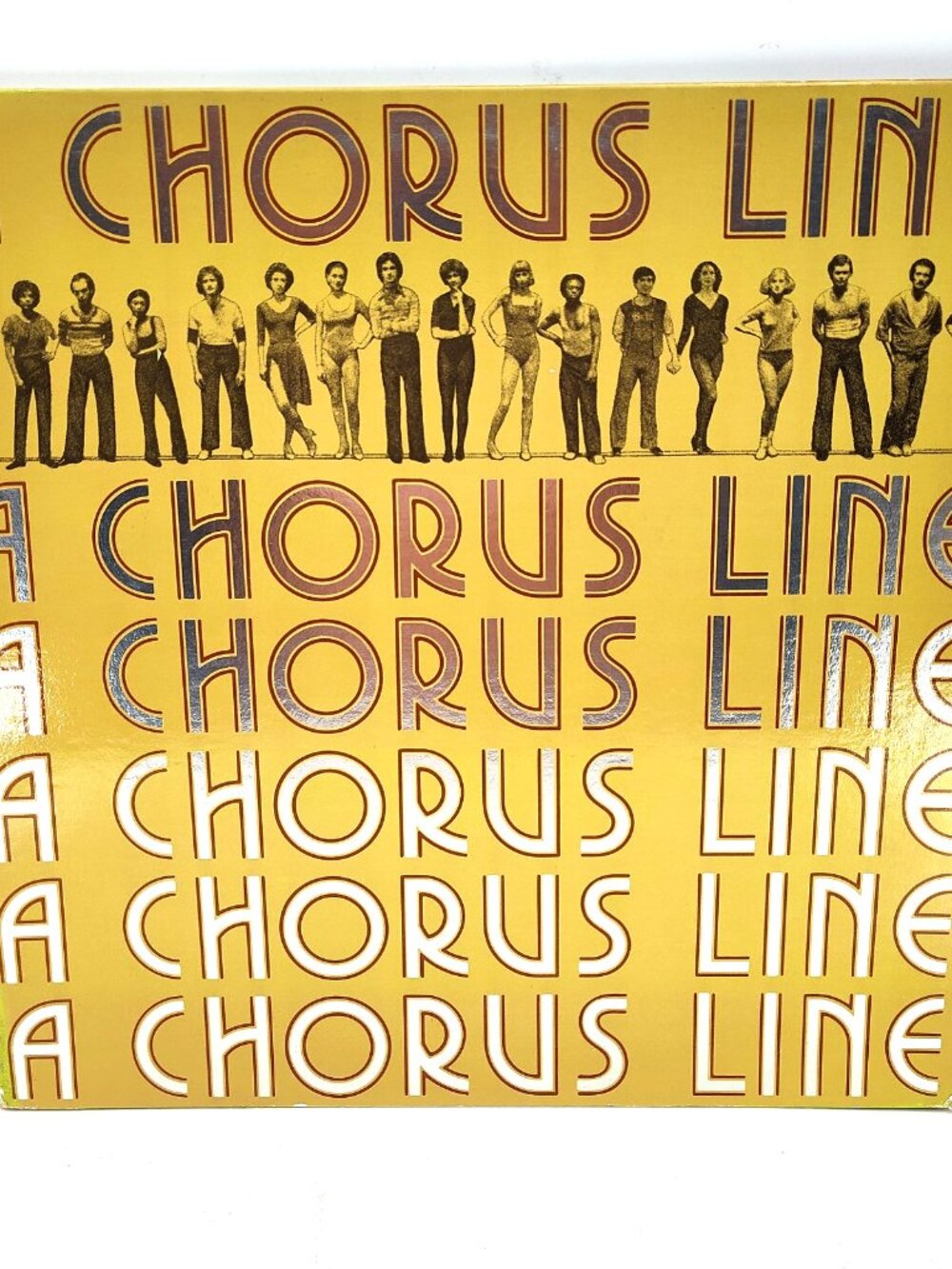 A Chorus Line 12" Record Album LP 1975 Columbia PS 33581 Cast Vinyl
